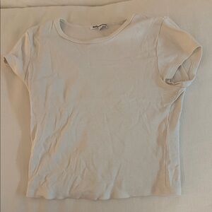 Reformation Ribbed Short Sleeve Top